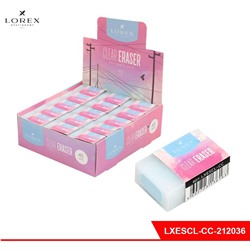 Ластик LOREX CLEAR COTTON CLOUD прямоуг.