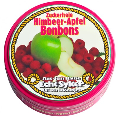 Echt (Ехт) Sylter Bonbons Himbeer-Apfel zuckerfrei 70 г