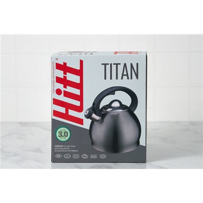 Чайник со свистком Titan 3 л