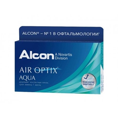 Контактные линзы Air Optix Aqua (3 шт.)