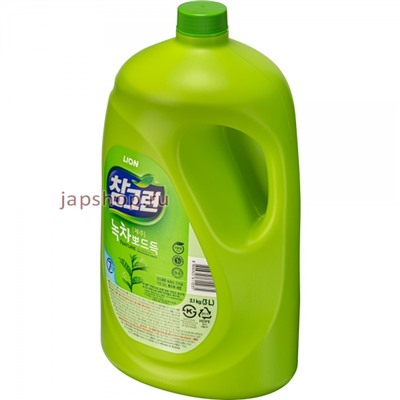 Комплект: 611035 CJ Lion Средство для мытья посуды Chamgreen С ароматом зеленого чая, флакон, 2970 мл.х4шт.