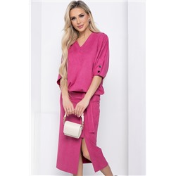 Платье "Вэнсдей" (розовое) П8565