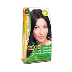 GOLD Растительная краска д/волос 25 гр. Черный