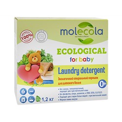 Molecola. Экологичный стиральный порошок для детского белья 1,2 кг