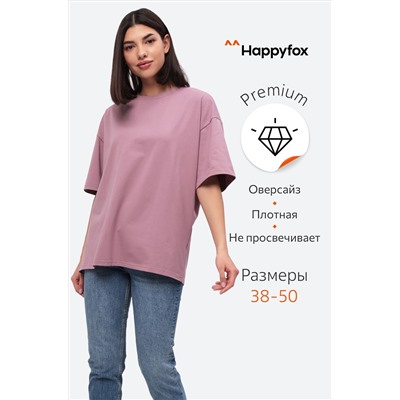 Женская футболка оверсайз Happyfox