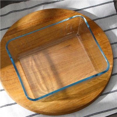 Форма прямоугольная для запекания и выпечки из жаропрочного стекла Cook&Store, 2,6 л, 25×20 см, с крышкой