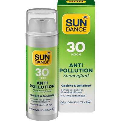 SUNDANCE Anti Pollution Sonnenfluid Солнцезащитный флюид LSF 30, 50 мл