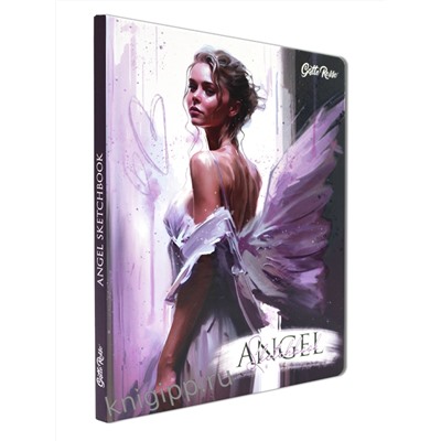 Gatto Rosso. Angel Sketchbook. Angel in Purple