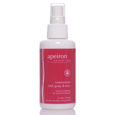 Apeiron Rosenwasser Vital Spray & Tonic  Оживляющий спрей и тоник с розовой водой