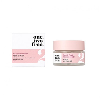 one.two.free! Magic Lip Scrub  Волшебный скраб для губ