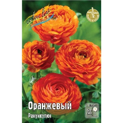 Семена луковичные цветы Color Line Оранжевый ранункулюс (упаковка 10шт)