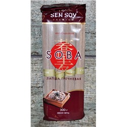 СЭН-СОЙ Гречневая лапша «SOBA»  пакет 300гр