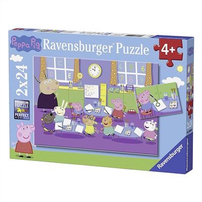 Пазл Ravensburger «Свинка Пеппа в школе», 2х24 эл. R09099