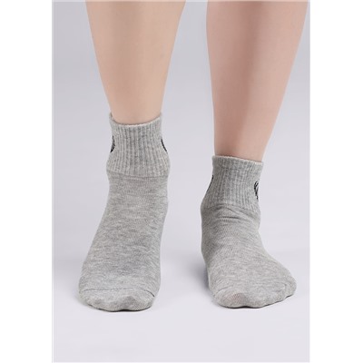 Носки для девочки CLE С1484 24 меланж серый