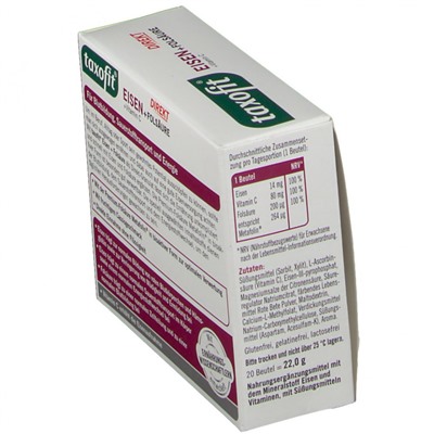 taxofit (таксофит) Direkt Eisen + Folsaure + Vitamin C 20 шт