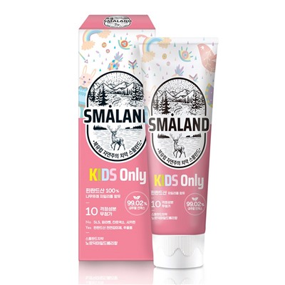 Зубная паста детская Smaland NORDIC MILD RASPBERRY Ягодная KeraSys 80 г