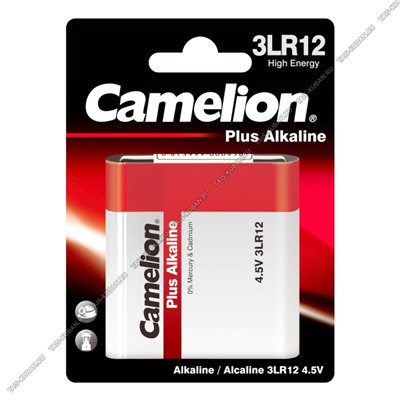 Бат. CAMELION "Alkaline Plus" 3LR12, BP-1шт, 4.5В