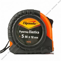 Рулетка Elastica 5м х 18мм,обрезин.корпус