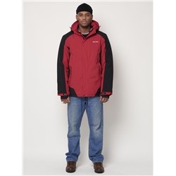 Горнолыжная куртка мужская красного цвета 88812Kr