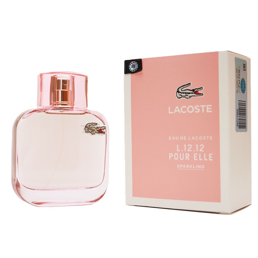 Духи лакоста женские розовые. Lacoste l.12.12 pour elle sparkling 90мл. Лакосте 12.12 женские pour elle sparkling. Lacoste l.12.12 pour elle sparkling туалетная вода 90 мл. Лакост Eau de Lacoste l.12.12.