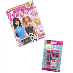 Барби + подарок8*22 Ирушка в форме телефона и микрофона