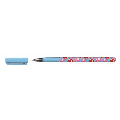 Ручка шариковая синяя 0,7мм FOREVER AND EVER Slim Soft Grip, масляные чернила, круглый корпус ultra-