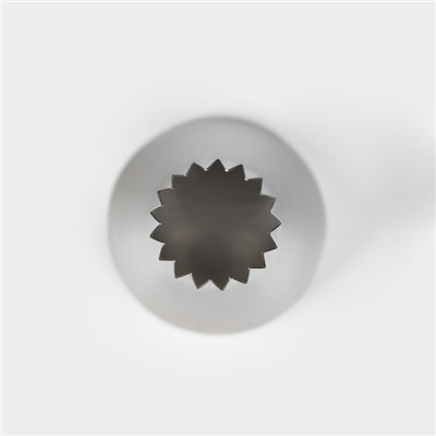 Насадка кондитерская «Французская звезда», d=3,4 см, выход 1,5 см, нержавеющая сталь