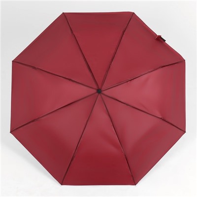 Зонт механический «Однотонный», 3 сложения, 8 спиц, R = 46 см, цвет МИКС
