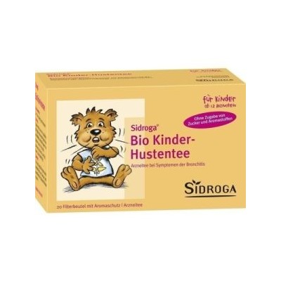 Sidroga (Сидрога) Bio Kinder Hustentee Чай от кашля для детей, пакетики, 20 шт