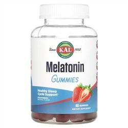 КАЛ, Мелатонин, клубника, 2.5 мг, 60 жевательных таблеток