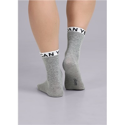 Носки для девочки CLE С1510 18-20 меланж серый