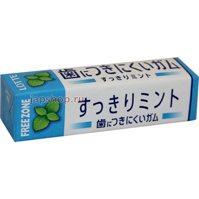 Lotte Free Zone Gum Жевательная  резинка, вкус мяты, пластинки, 25,2 гр(45148569)