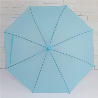 Зонт - трость полуавтоматический «Пастель», 8 спиц, R = 46 см, цвет МИКС