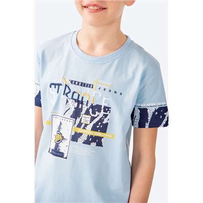 Хлопковая футболка для мальчика Blueland