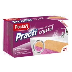 Paclan Губка для ванной Practi Crystal 1шт. /4538