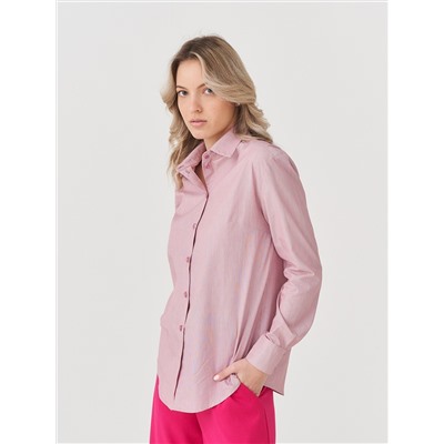 Блузка жен. 4824/1 розовый, полоса
