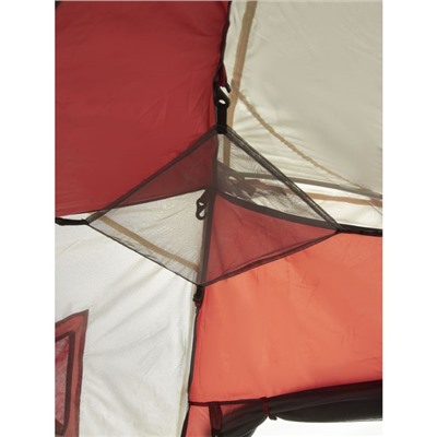 Палатка туристическая Atemi BAIKAL 2B, двухместная, цвет серый/красный