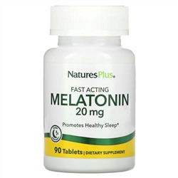Натурес Плюс, Мелатонин, 20 мг, 90 таблеток