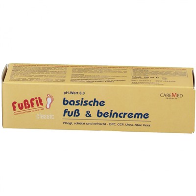 CAREMED (КАРЕМЕД) FussFit basische Fusscreme pH-Wert 8,0 150 мл