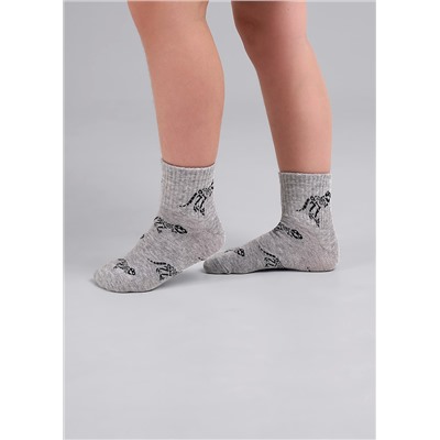 Носки для мальчика CLE С1489 24 меланж серый