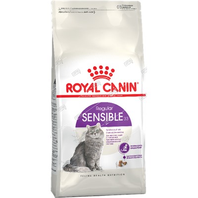 ROYAL CANIN корм для кошек Сенсибл с чувствительным пищеварением 0,4кг