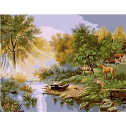 Картина по номерам 40х50 - Высыхающая река