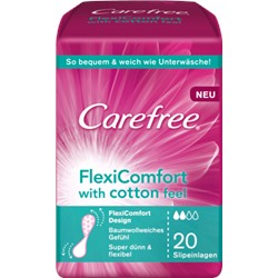 Carefree Гигиенические прокладки Carefree Flexicomfort Cotton feel, 20 st