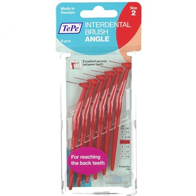 TePe (Тепе) Angle Interdentalbursten rot 0,5 - 0,9 mm 6 шт