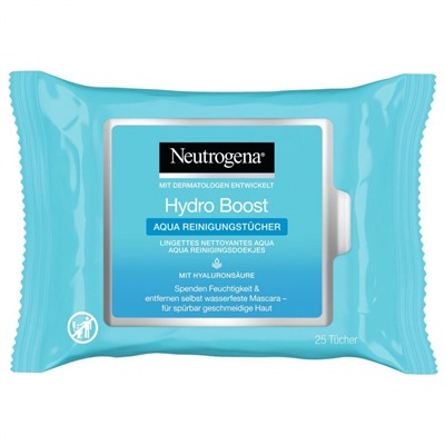 Neutrogena Reinigungstucher quot;Hydro Boost Aquaquot;  Чистящие салфетки "Hydro Boost Aqua"