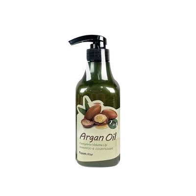 Шампунь-кондиционер с aргановым маслом FarmStay Argan Oil Complete Volume Up Shampoo & Conditioner