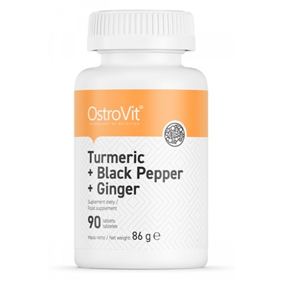 OstroVit Turmeric+Black Pepper+Ginger 90 tabs