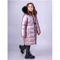 Пальто для девочек Делани 11П115 пудра