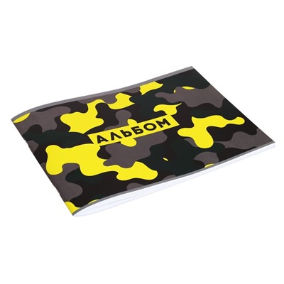 Альбом для рисования А4, 40 листов на скрепке Notebook, обложка мелованный картон, внутренний блок офсет 100 г/м²