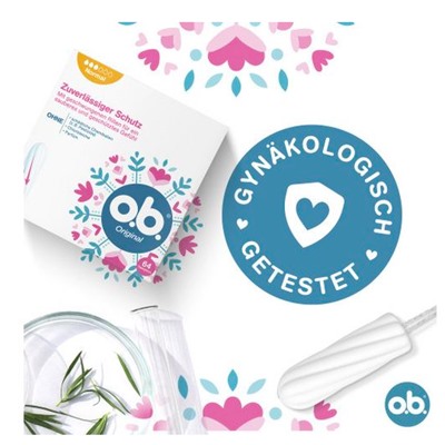 o.b. Tampons Original Normal, 64 St, ОБИ Тампоны Ориджинал Нормал 10 упаковок х 64шт  (640шт)